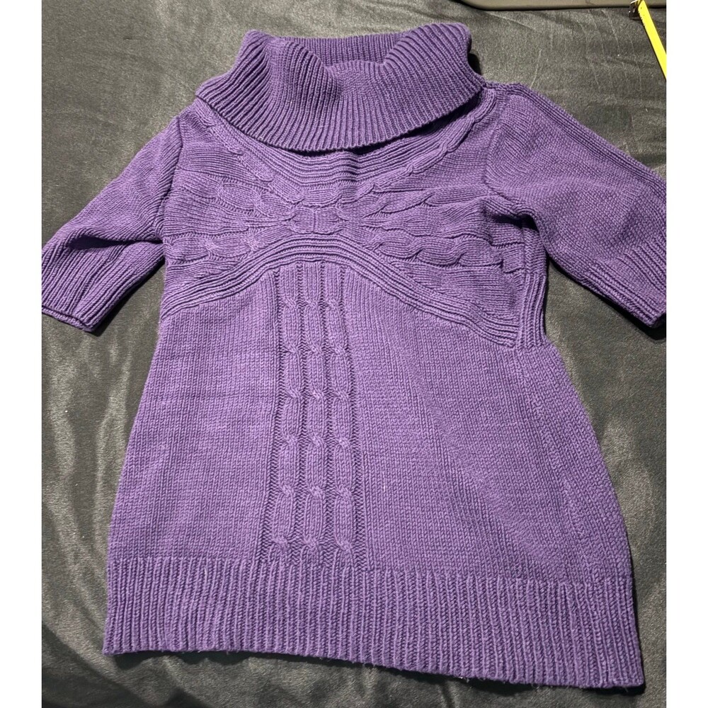 purple Apt. 9 cowl neck sweater. M